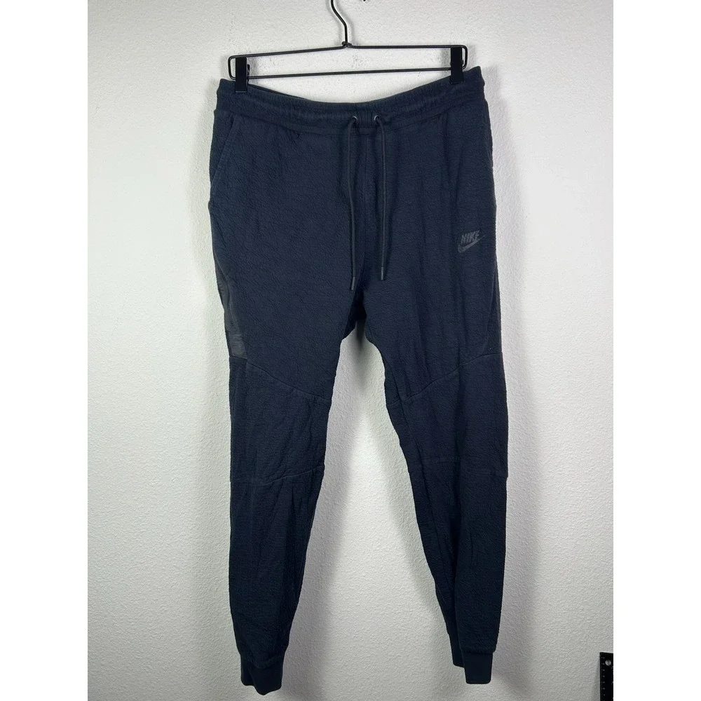 Nike  Dri-FIT Men's Textured Pants Black Size L Good Condition
